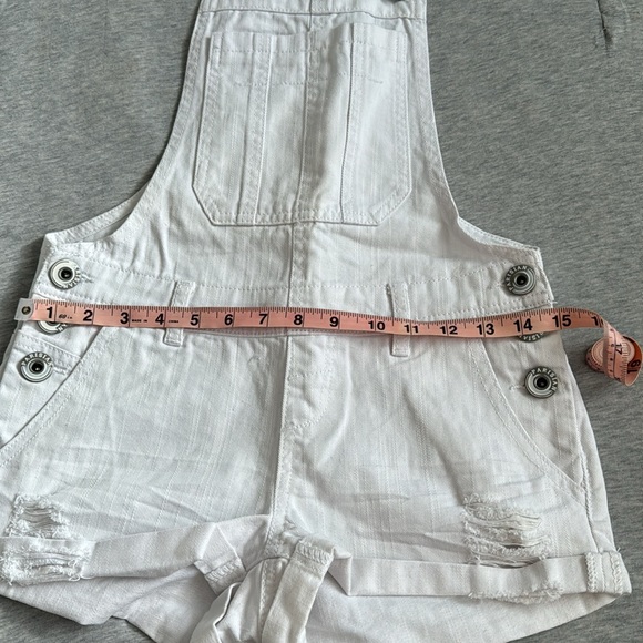 Parisian Collection Luxury Line Dungaree Short Overalls - Picture 5 of 6